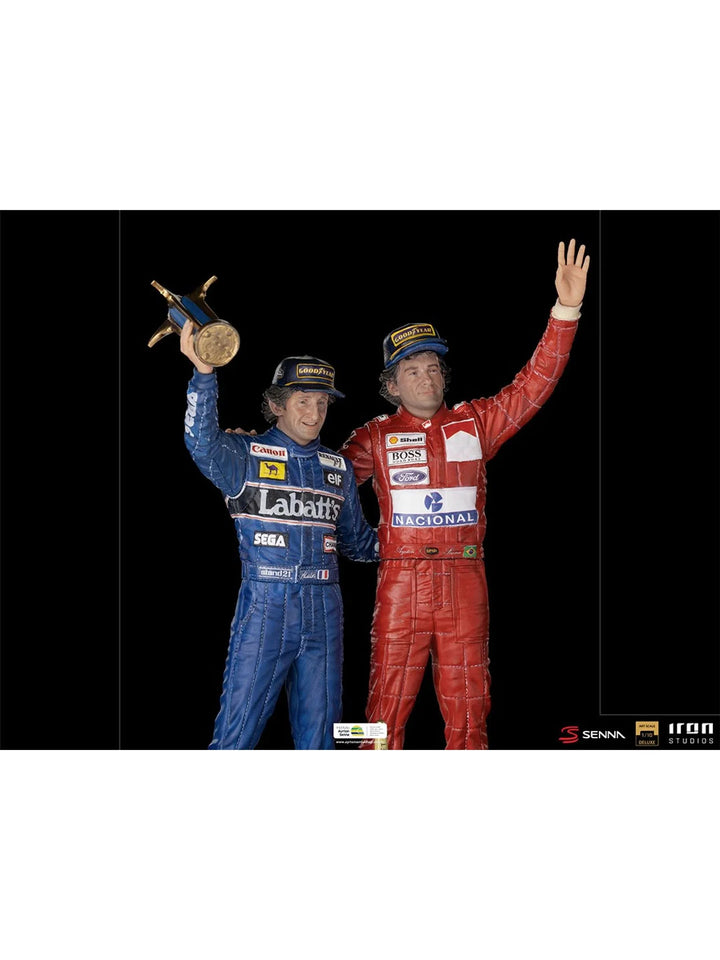 Iron Studios Ayrton Senna 1/10 Deluxe Art Scale Alain Prost & Ayrton Senna Last Podium