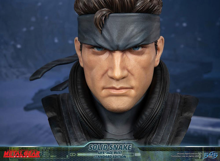 First4Figures Metal Gear Solid Solid Snake 1/1 Scale Life-Size Bust