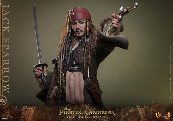 Hot Toys Pirates of the Caribbean Dead Men Tell No Tales Captain Jack Sparrow (Deluxe Version) 1/6th Scale Figure