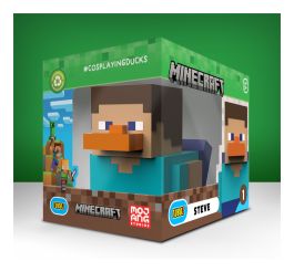 Minecraft Steve Boxed Tubbz Collectible Figure