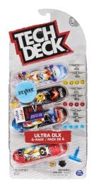 Tech Deck Fingerboard 96mm Four Pack Skate Toy Set