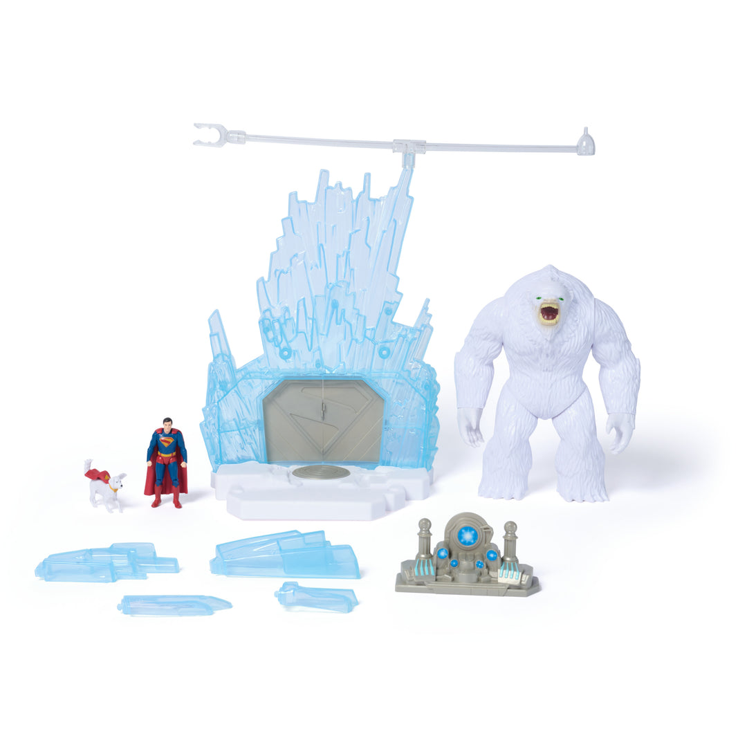 Superman Fortress of Solitude 7" Scale Assorted Playset (3-Pack)