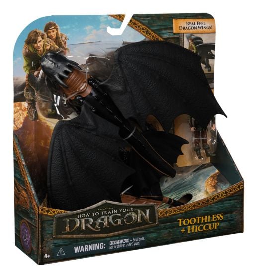 DreamWorks Toothless Viking and Dragon How To Train Your Dragon Vinyl Figure