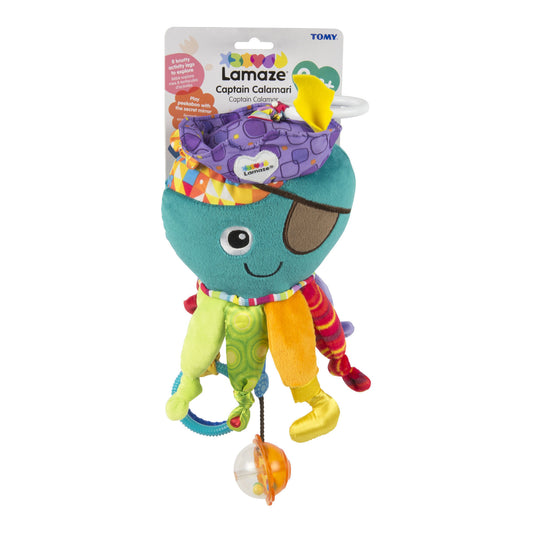 Lamaze Play and Grow Captain Calamari Octopus Pirate Baby Toy