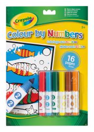 Crayola Colour by Numbers Activity Set with Markers