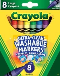 Crayola Ultra Clean Large Crayons Set of 8 for Bold Colouring