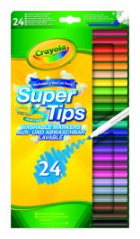 Crayola Supertips Markers Set of 24 for Smooth Colouring