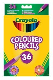 Crayola Eco Coloured Pencils Set of 36 Sustainable Art Tools
