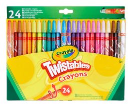 Crayola 24 Twistable Crayons for Easy Colouring Fun