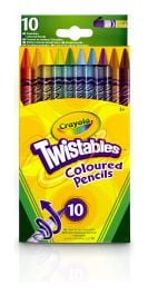 Crayola Twistables Coloured Pencils Set of 10 Fun Shades