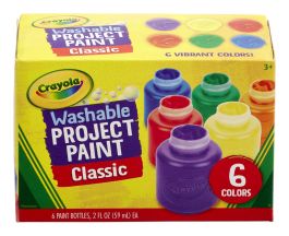 Crayola Glitter Paints Washable 6 Pack for Kids