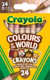 Crayola Colours of the World Crayons Set of 24