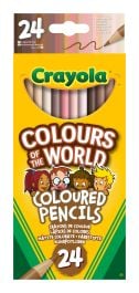 Crayola Colours of the World Coloured Pencils 24 Pack