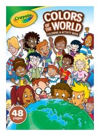 Colours of the World Colouring Book from Crayola