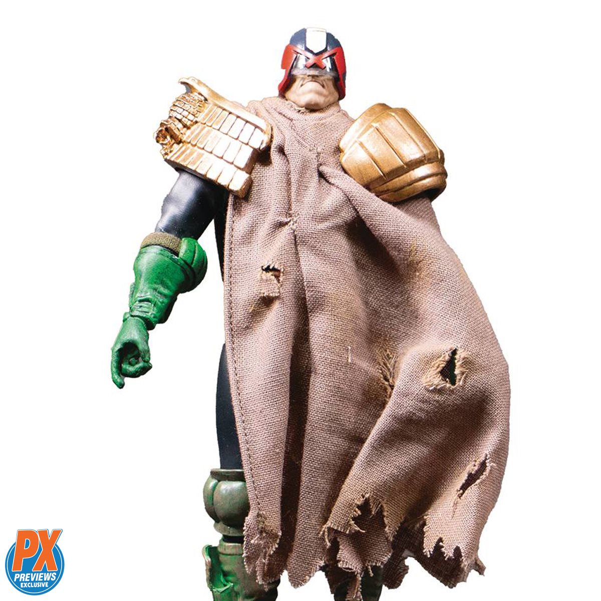 San Diego Comic Con 2024 AD Exquisite Super Series Cursed Earth Judge Dredd 1:12 Scale SDCC 2024 PX Previews Edition