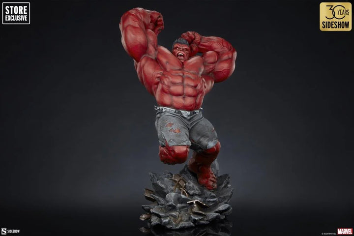 Sideshow Marvel Premium Format Red Hulk (Thunderbolt Ross) Exclusive 29" Statue