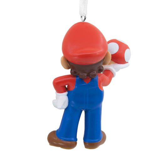 Collectable Super Mario - Mario with Super Mushroom Ornament