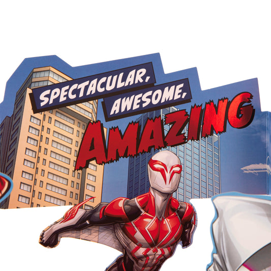 Kids Birthday Card - 3D MARVEL Spider-Man Design