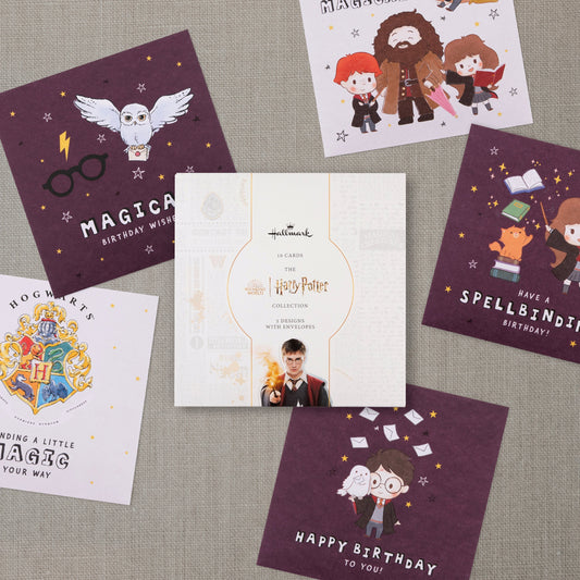 Multipack Birthday Cards - Pack of 10 in 5 Harry Potter™ Designs