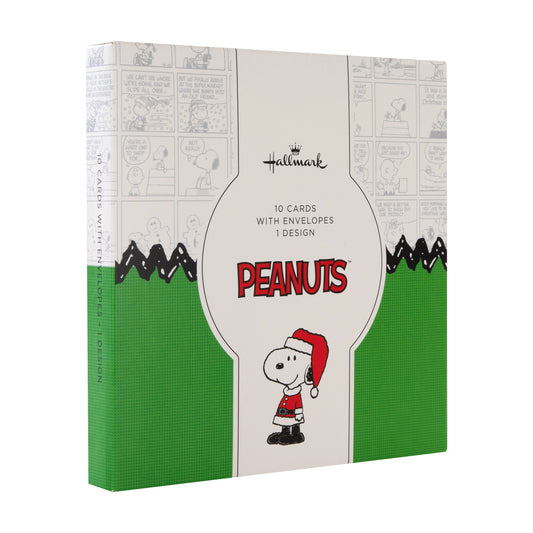 Christmas Cards Multipack - Pack of 10 SNOOPY & WOODSTOCK Design