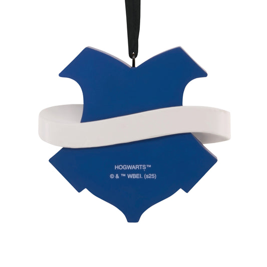 Collectible Harry Potter™ Ornament - Blue Hogwarts House Crest Design