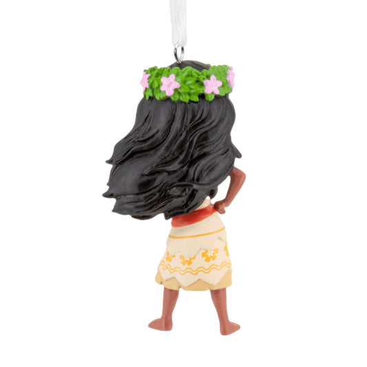 Collectable Disney Ornament - Moana With Flower Crown Design