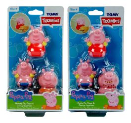 Toomies Peppa Pig Family Squirters 3 Pack Bath Toys