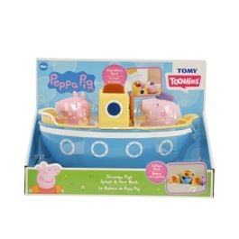 Toomies Grandpa Pig Splash and Pour Boat Peppa Pig Bath Toy