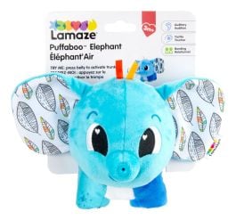 Lamaze Puffaboo Elephant Baby Toy Plush Figure