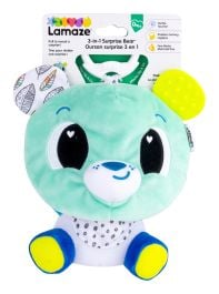 Lamaze Three in One Surprise Bear Baby Toy Plush Figure