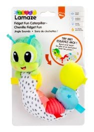 Lamaze Fidget Fun Caterpillar Baby Toy Plush Figure