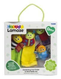 Lamaze Gardenbug Wrist Rattle Footfinder Set Lamaze Baby Toy