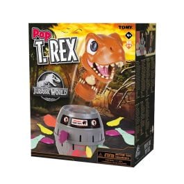 A Jurassic-themed game where players avoid a popping T-Rex