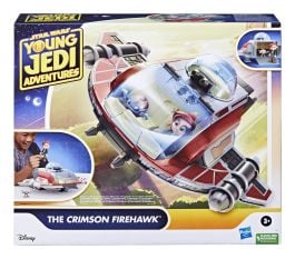 Star Wars Young Jedi Adventures The Crimson Firehawk Vehicle Set