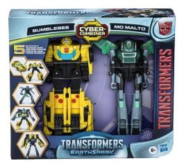Transformers Earthspark Combiner Bumblebee and Mo Malto 5" Scale Action Figure Set (2-Pack)
