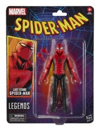 Last Stand Spider-Man Marvel Legends action figure collectible from Infinity Collectibles, detailed Marvel figure for fans and collectors.