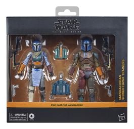 Star Wars Mandalorian Shriek Hawk Trainers Black Series Two Pack