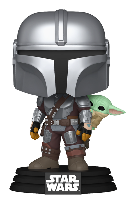 Pop! Vinyl - Star Wars M&G-The Mandalorian with Grogu, alternate view