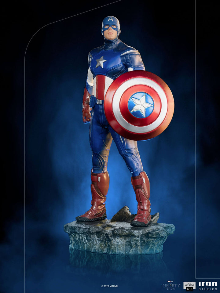 Iron Studios Marvel Avengers The Infinity Saga 1/10 Art Scale Statue Captain America Battle Of New York