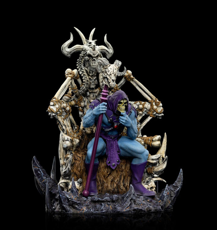 Iron Studios Masters of the Universe Deluxe 1/10 Art Scale Statue Skeletor On Throne
