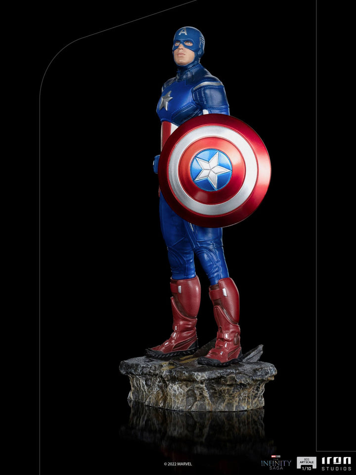 Iron Studios Marvel Avengers The Infinity Saga 1/10 Art Scale Statue Captain America Battle Of New York