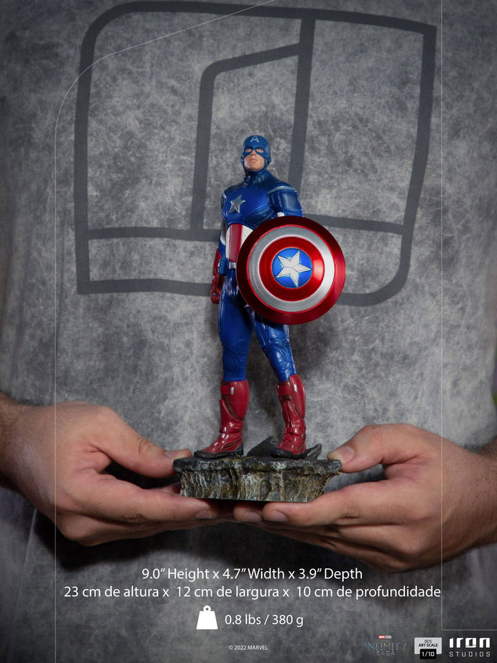Iron Studios Marvel Avengers The Infinity Saga 1/10 Art Scale Statue Captain America Battle Of New York