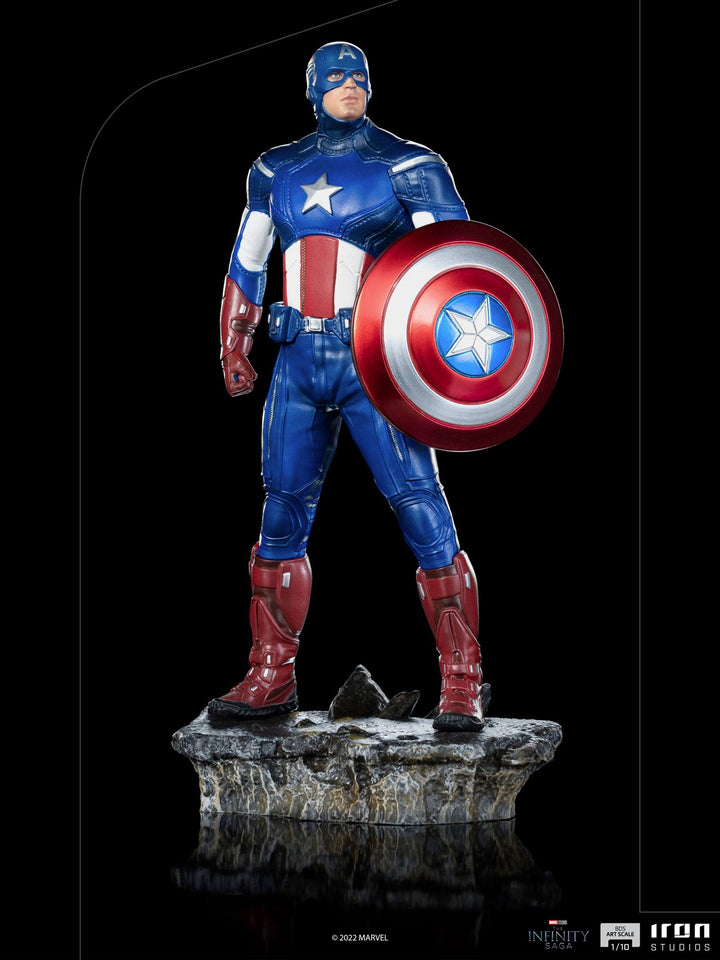 Iron Studios Marvel Avengers The Infinity Saga 1/10 Art Scale Statue Captain America Battle Of New York