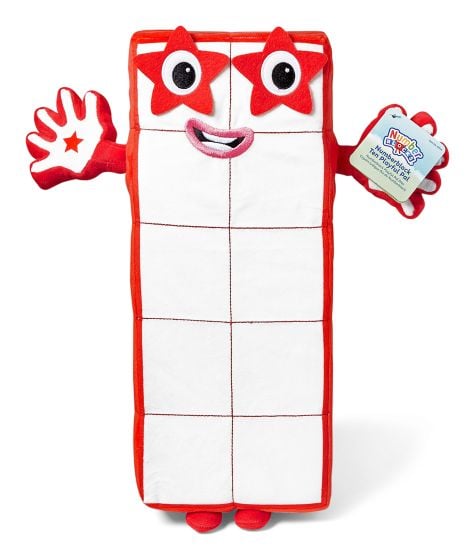 Numberblocks Numberblock Ten Playful Pal Plush Figure, alternate view