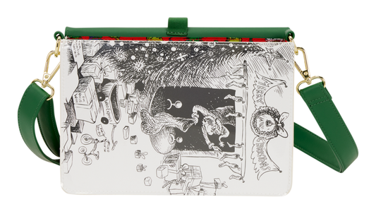 Loungefly - Dr.Seuss Grinch Holiday Crossbody Bag
