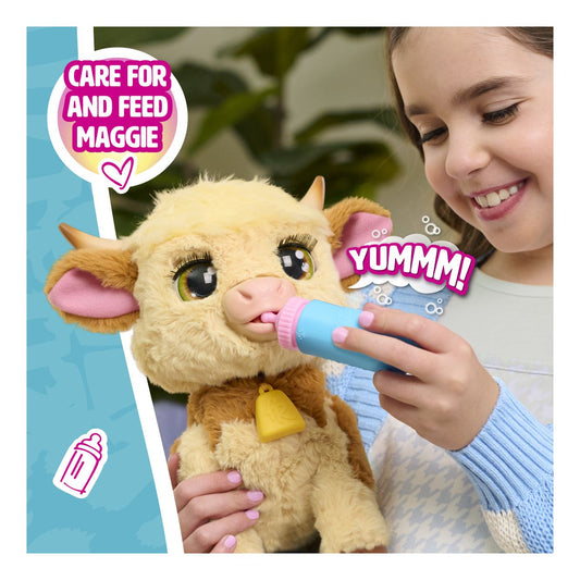 FurReal Maggie The Feed & Follow Cow - Image