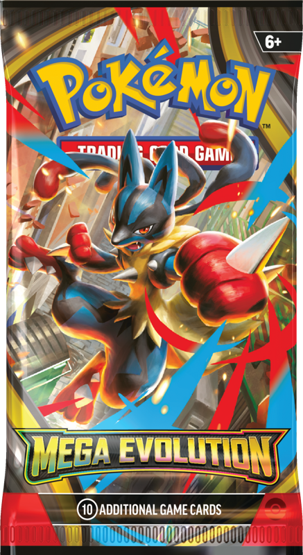 Pokemon Mega Evolution Booster Pack (1 Pack)