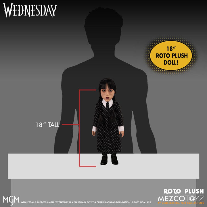 Addams Family: Wednesday MDS 18" Roto Plush