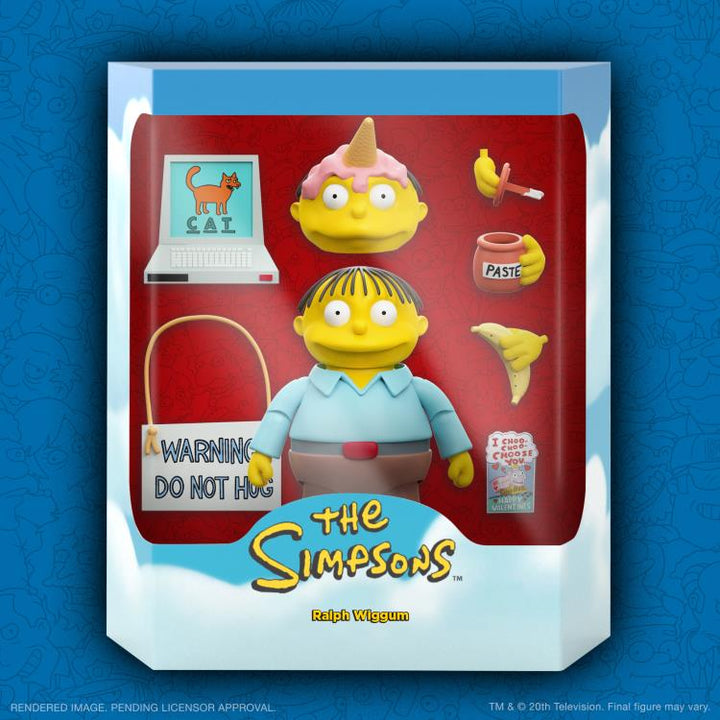 Super 7 The Simpsons Ultimates Ralph Wiggum 7" Scale Action Figure