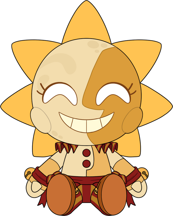 Youtooz Official Five Nights at Freddy’s Chibi Sun 6" Shoulder Rider Plush
